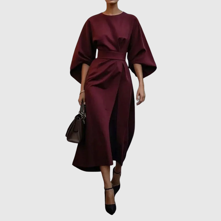 Annis | Women's Elegant Batwing Sleeve Maxi Dress
