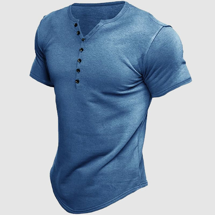 Brock | Men's Button Henley T-Shirt