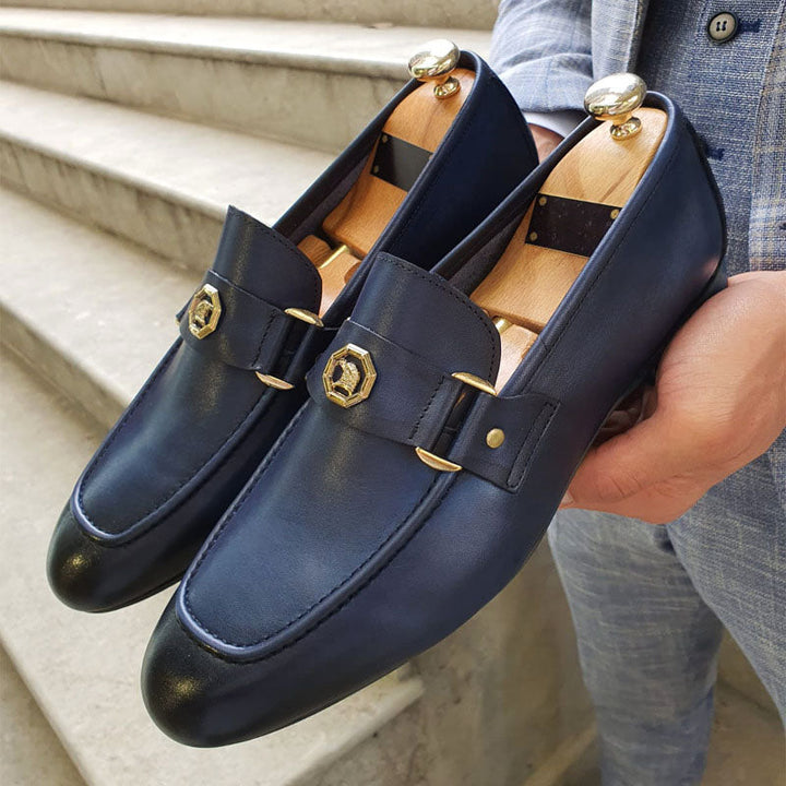 Bruce | Men's Summer Metal Detail Loafers