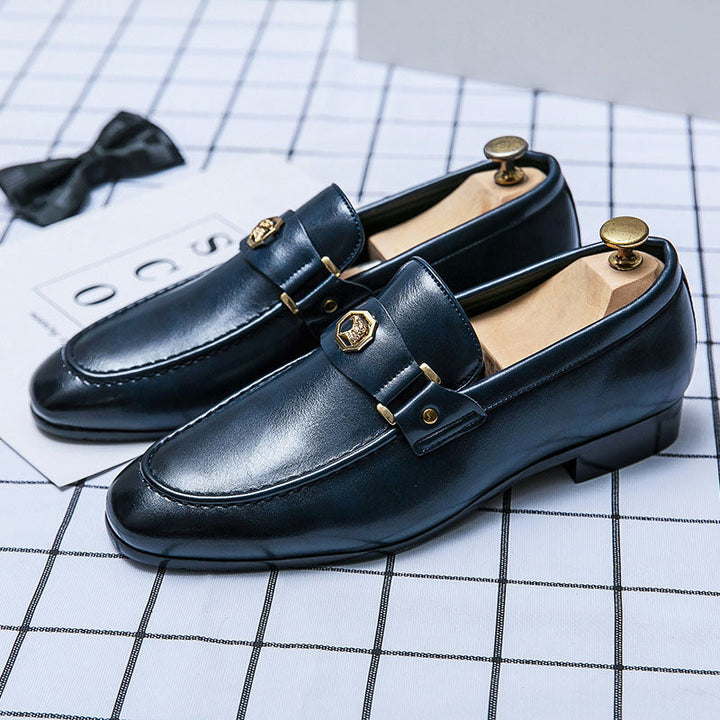 Bruce | Men's Summer Metal Detail Loafers