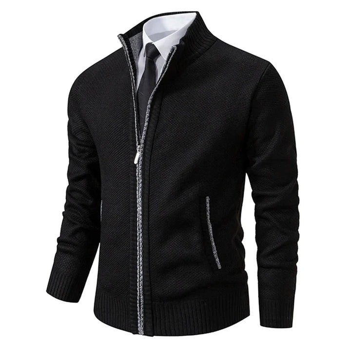 Axel | Men's Zip-Up Knit Sweater