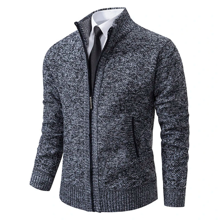 Axel | Men's Zip-Up Knit Sweater