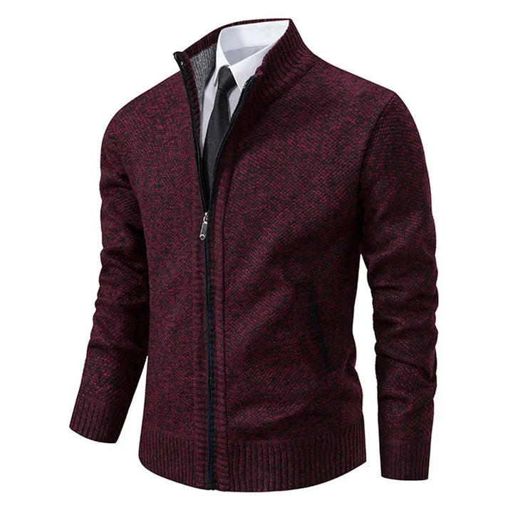 Axel | Men's Zip-Up Knit Sweater