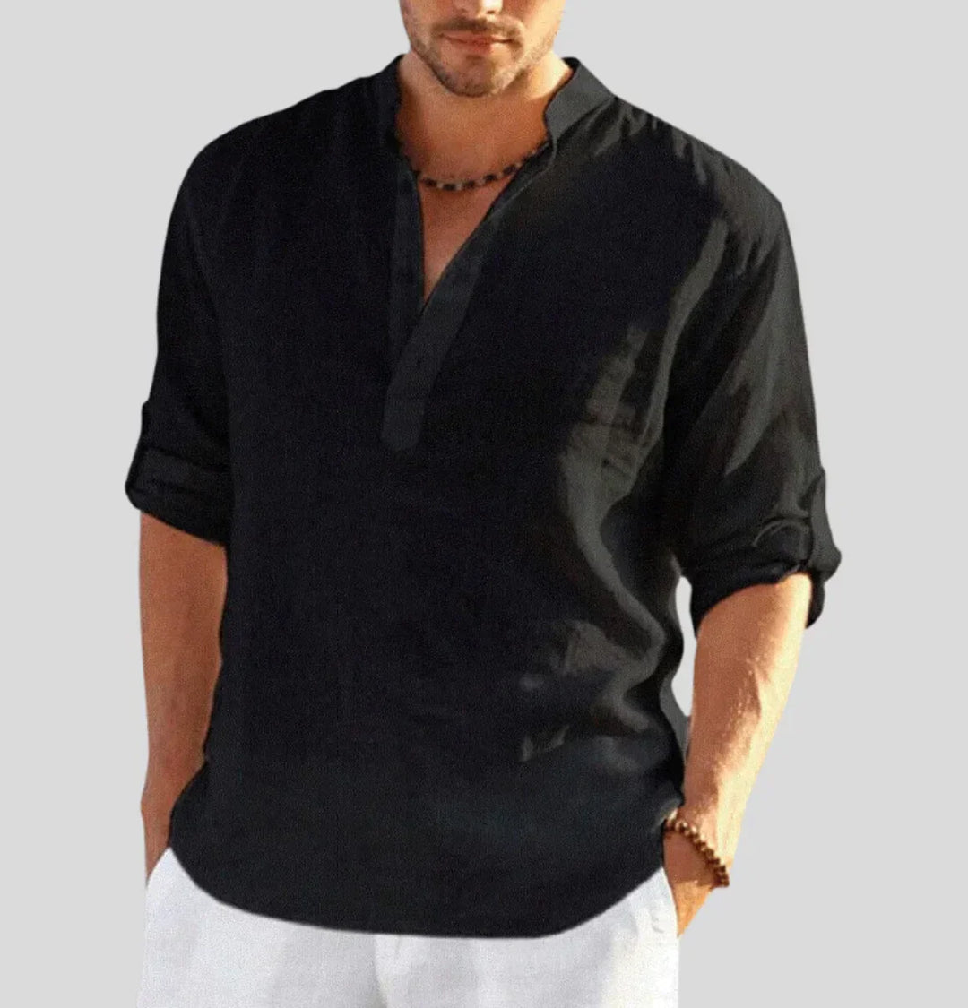 Colton | Men's V-Neck Collar Shirt