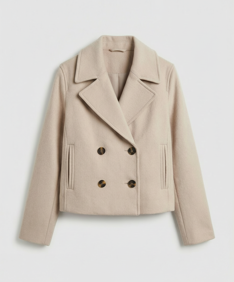 Quinelle | Women's Cropped Double-Breasted Jacket