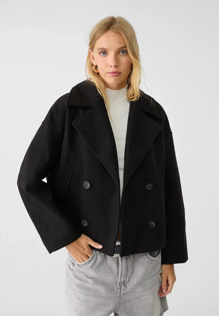 Quinelle | Women's Cropped Double-Breasted Jacket
