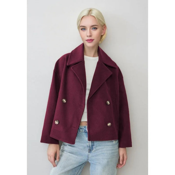 Quinelle | Women's Cropped Double-Breasted Jacket