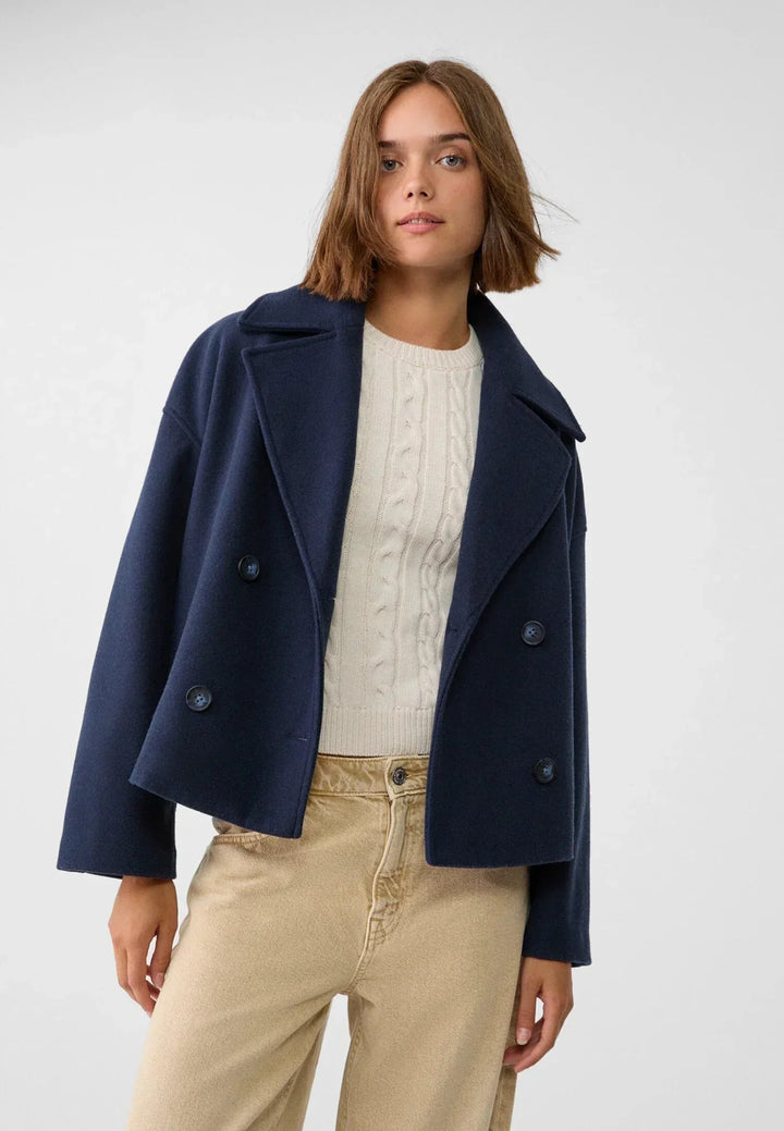 Quinelle | Women's Cropped Double-Breasted Jacket