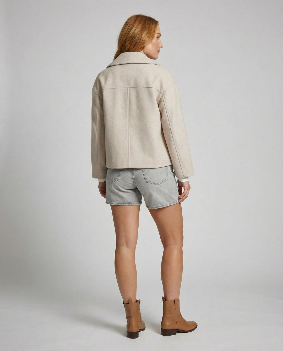 Quinelle | Women's Cropped Double-Breasted Jacket