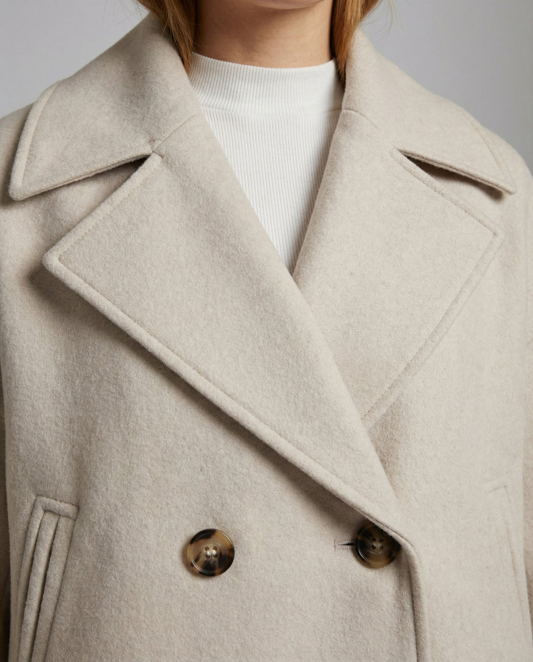 Quinelle | Women's Cropped Double-Breasted Jacket