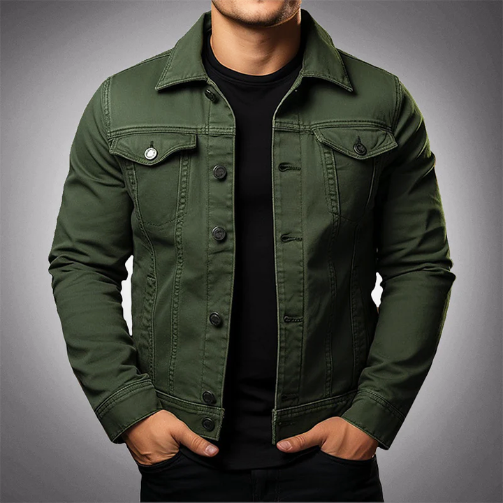 Barton | Men's Modern Fit Button-Up Jacket
