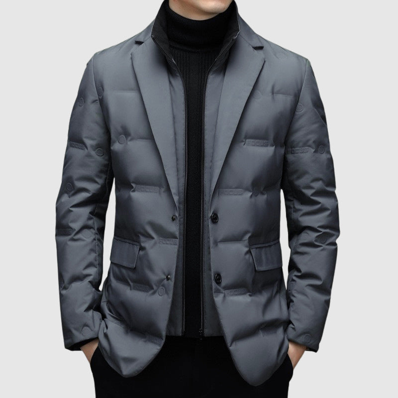 Abner | Men's Classic Quilted Blazer Jacket