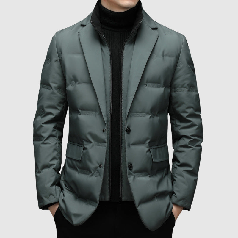 Abner | Men's Classic Quilted Blazer Jacket