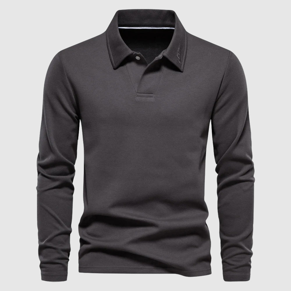 Bayard | Men's Classic Long Sleeve Polo Shirt