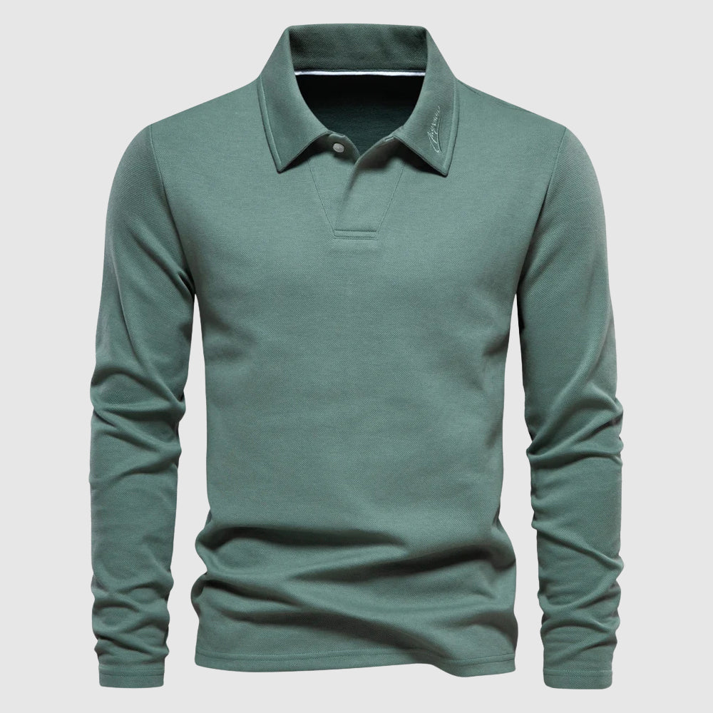 Bayard | Men's Classic Long Sleeve Polo Shirt