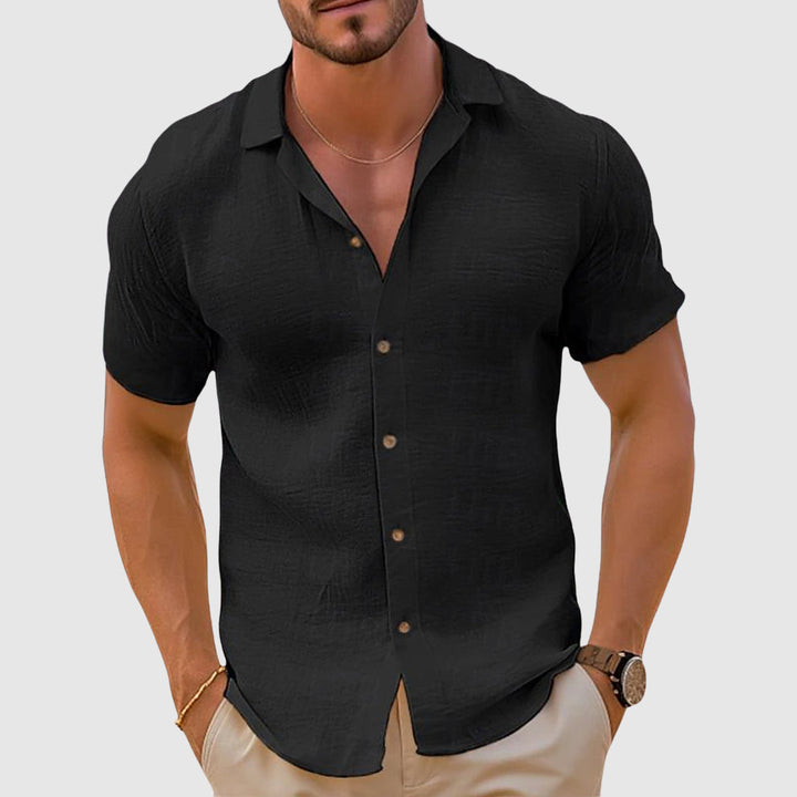 Anson | Men's Short Sleeve Linen Shirt