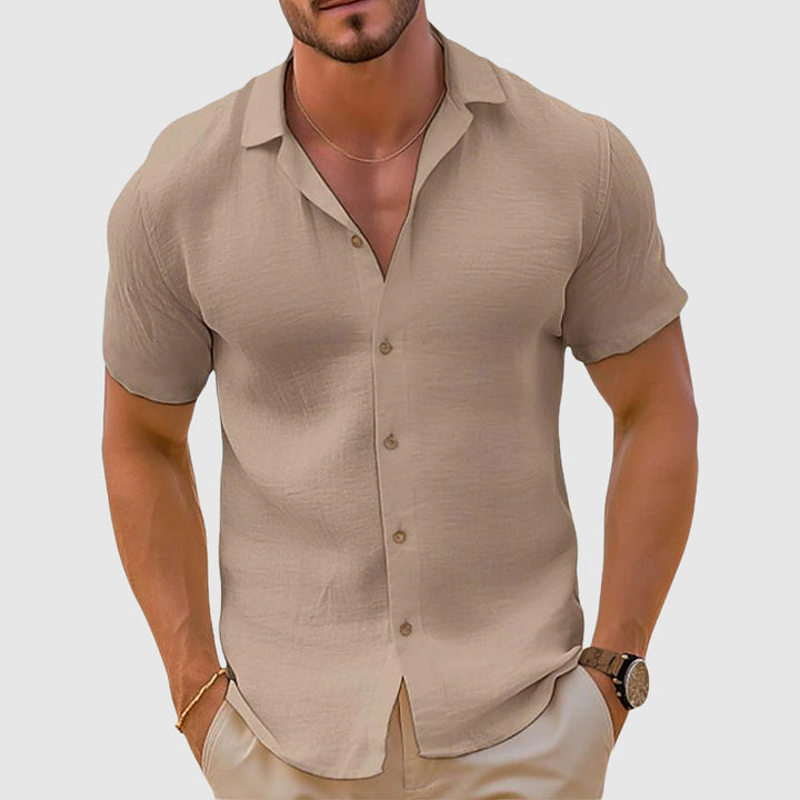 Anson | Men's Short Sleeve Linen Shirt