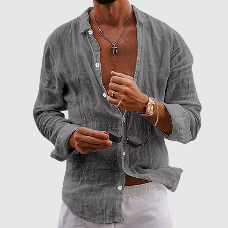 Alwin | Men's Linen Shirt