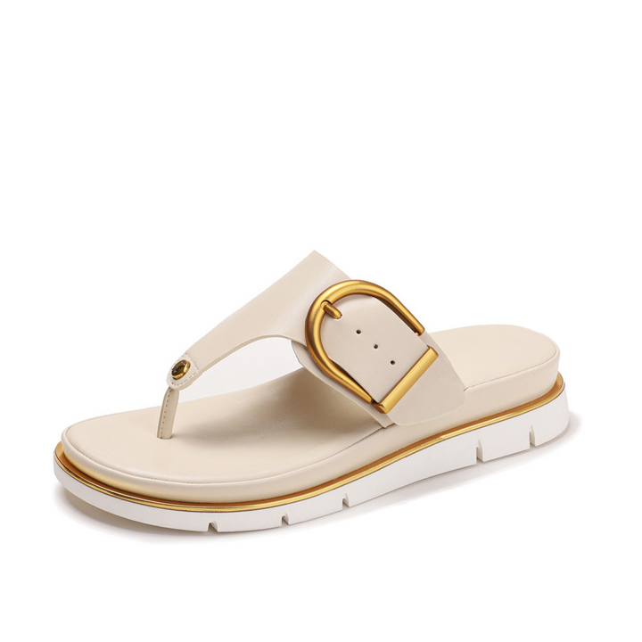 Oceira | Women's Cushioned Buckle Slide Sandals