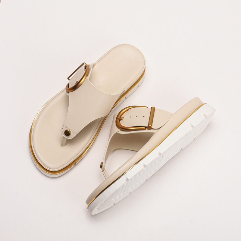 Oceira | Women's Cushioned Buckle Slide Sandals