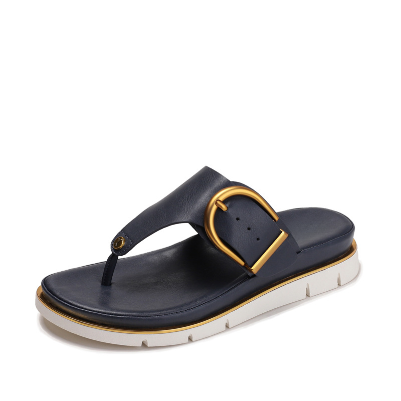 Oceira | Women's Cushioned Buckle Slide Sandals