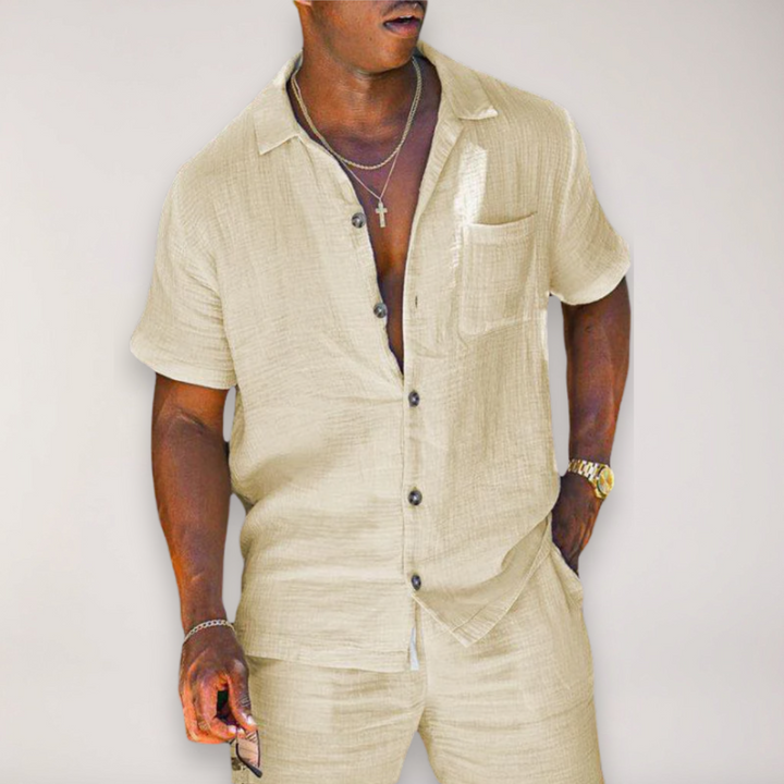 Rydan | Men's Linen Two Piece Set
