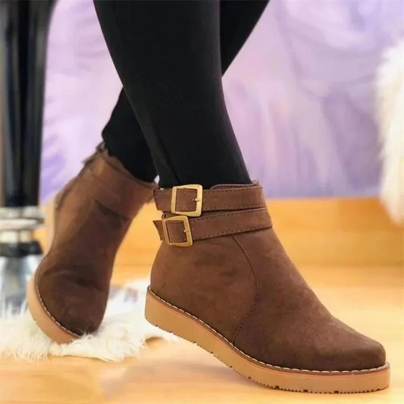 Mallory | Women's Buckled Summer Ankle Boots