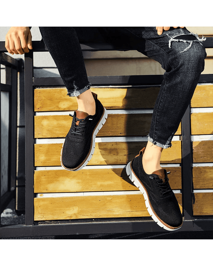 Clayton | Men's Retro Lace Up Sneakers
