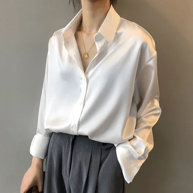 Ivorine | Women's Elegant Button-Down Blouse