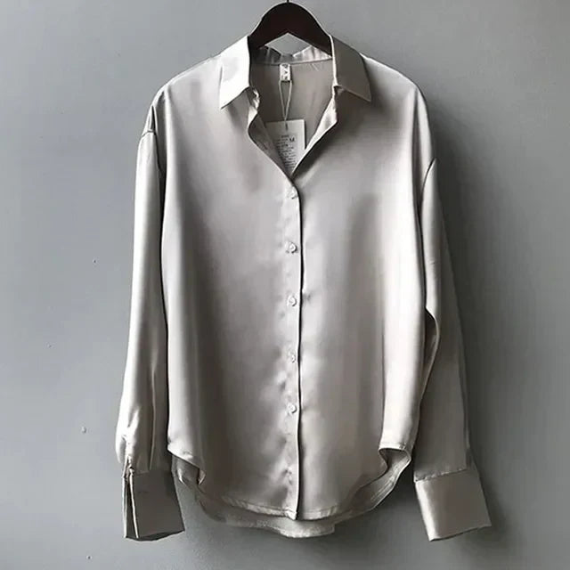 Ivorine | Women's Elegant Button-Down Blouse