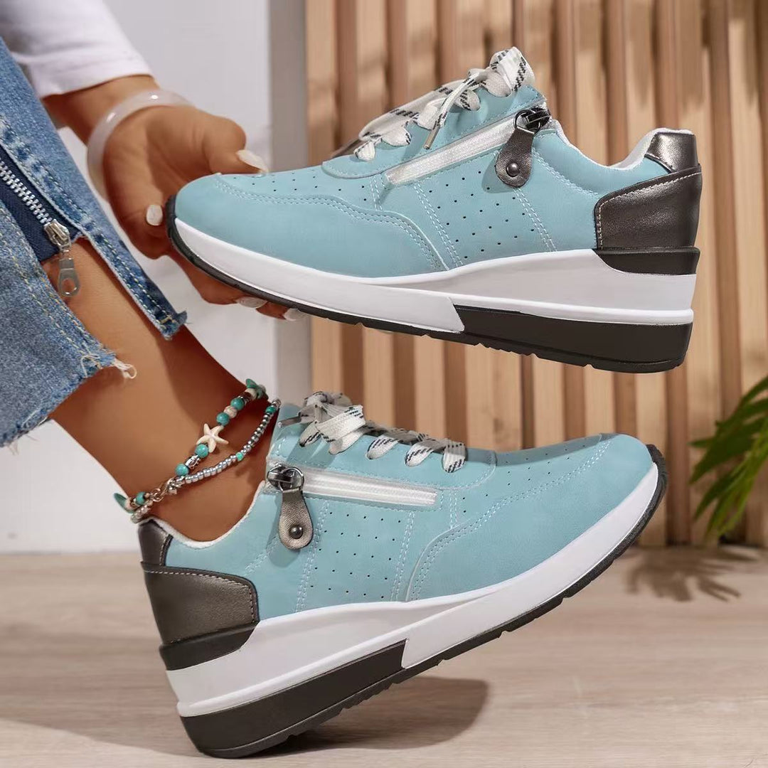 Audrey | Women's Lace-Up Platform Sneakers