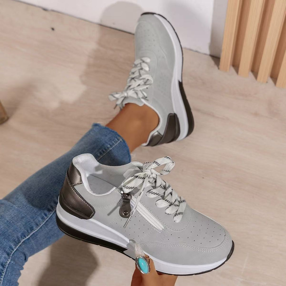 Audrey | Women's Lace-Up Platform Sneakers