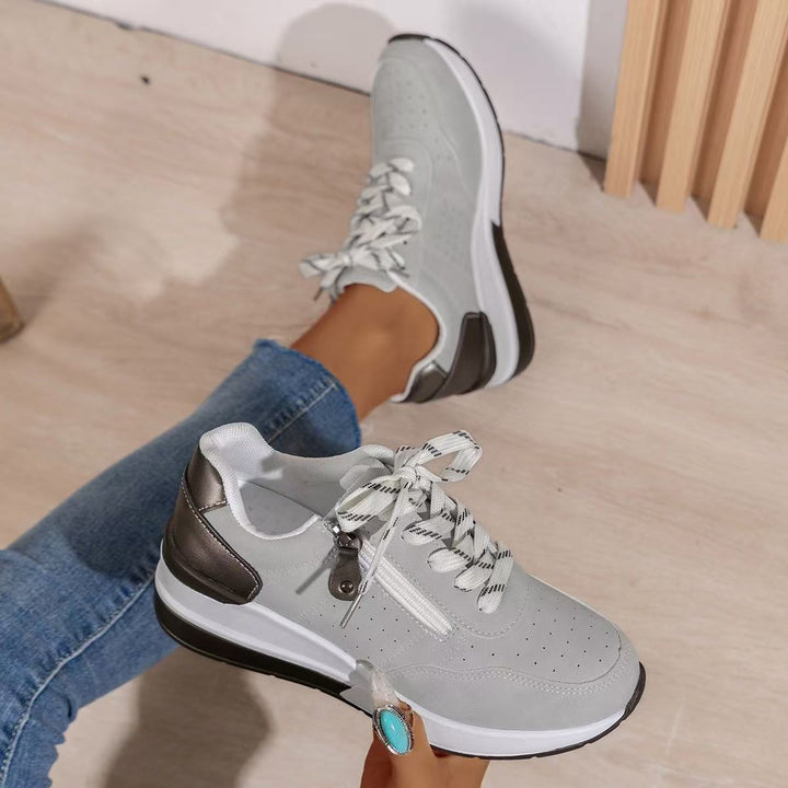 Audrey | Women's Lace-Up Platform Sneakers