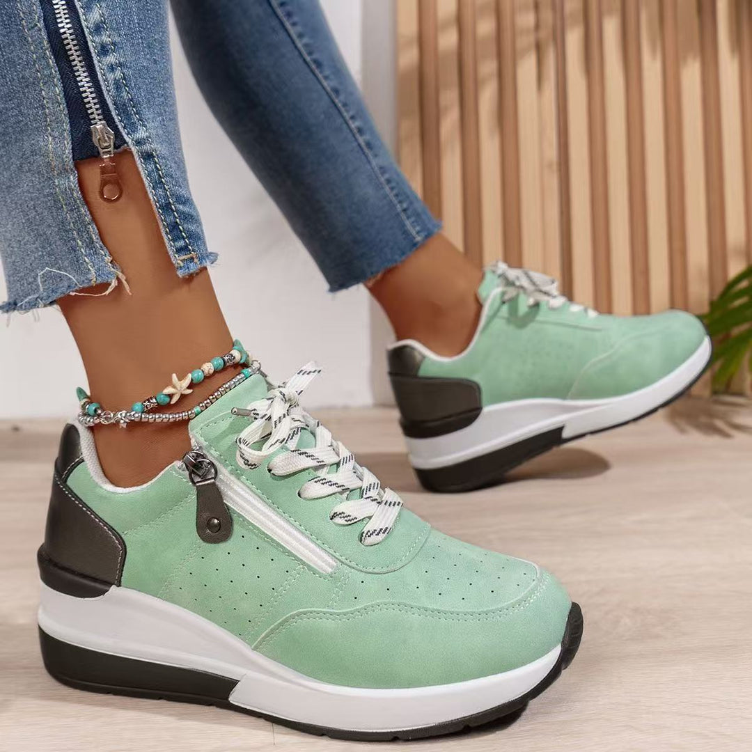 Audrey | Women's Lace-Up Platform Sneakers