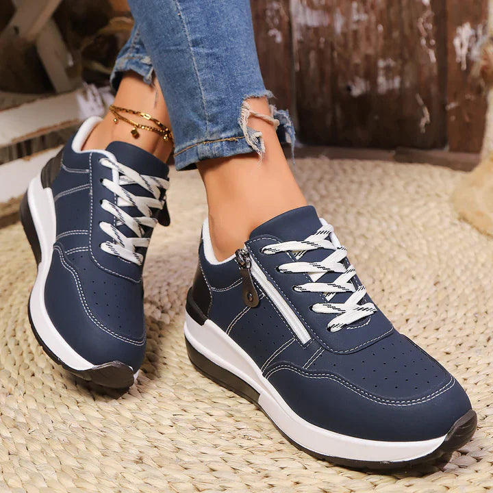 Audrey | Women's Lace-Up Platform Sneakers