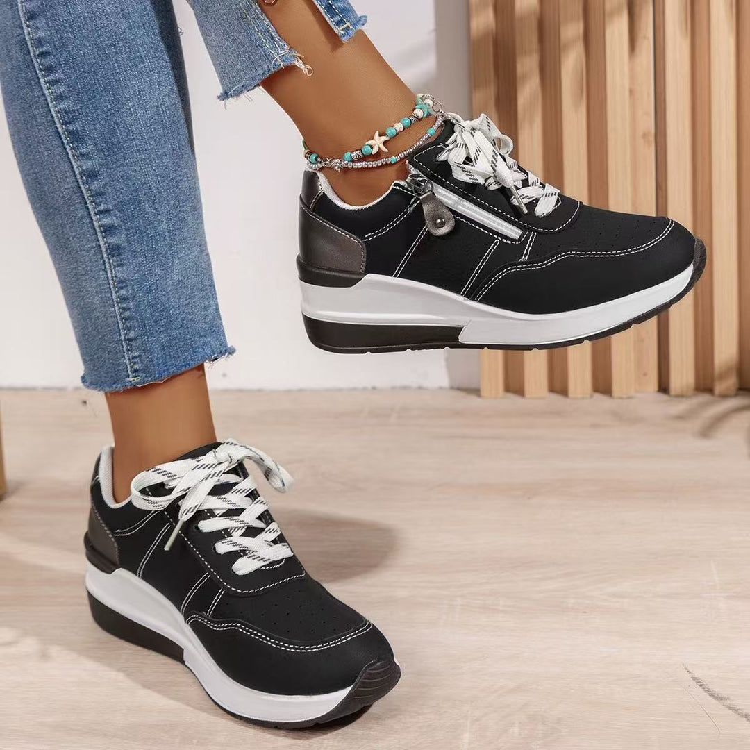 Audrey | Women's Lace-Up Platform Sneakers