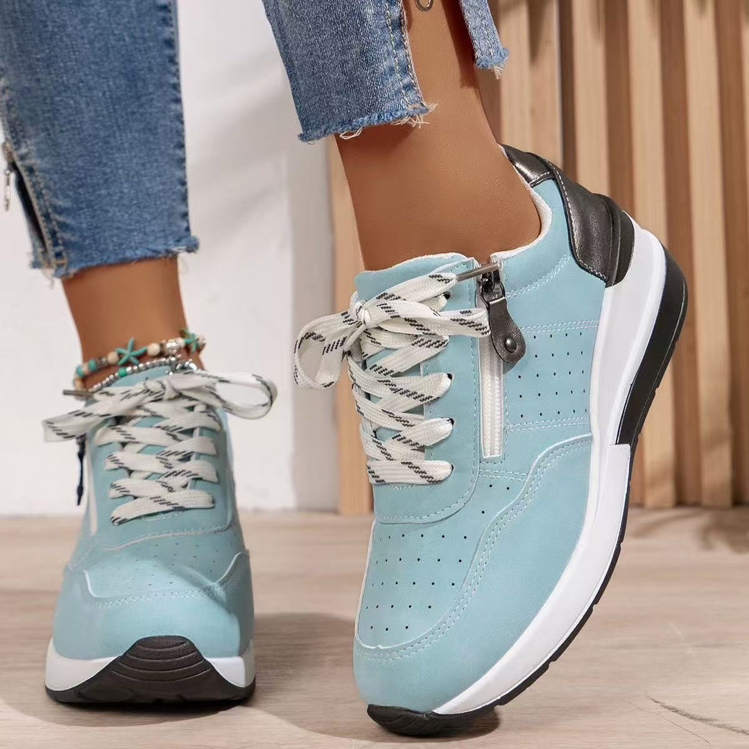 Audrey | Women's Lace-Up Platform Sneakers