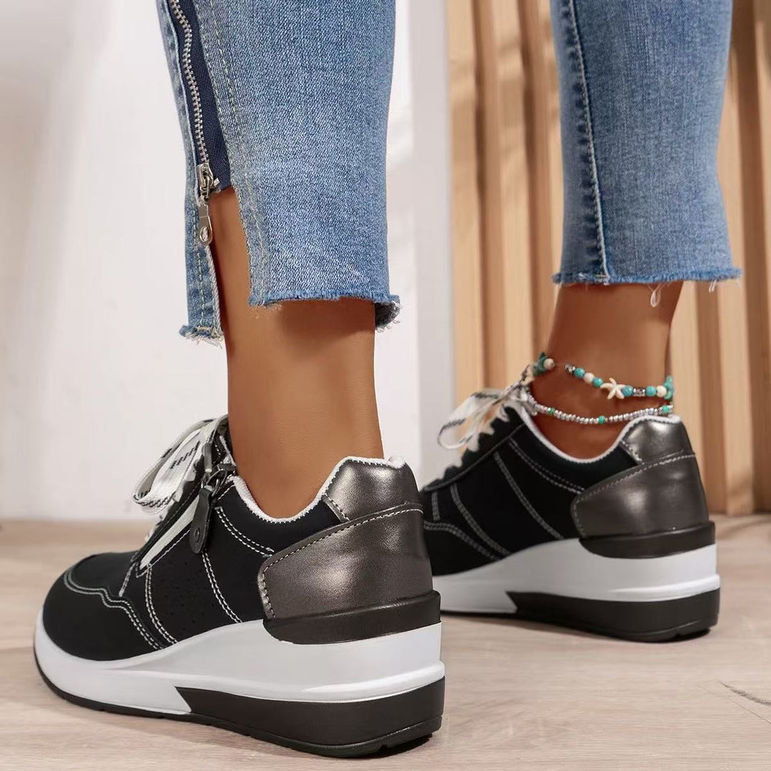 Audrey | Women's Lace-Up Platform Sneakers