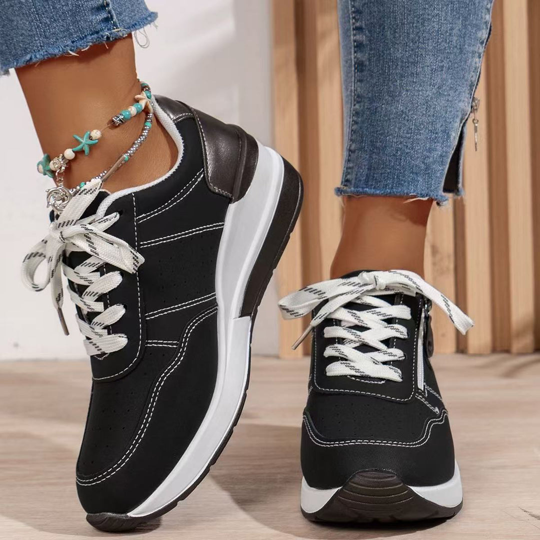 Audrey | Women's Lace-Up Platform Sneakers