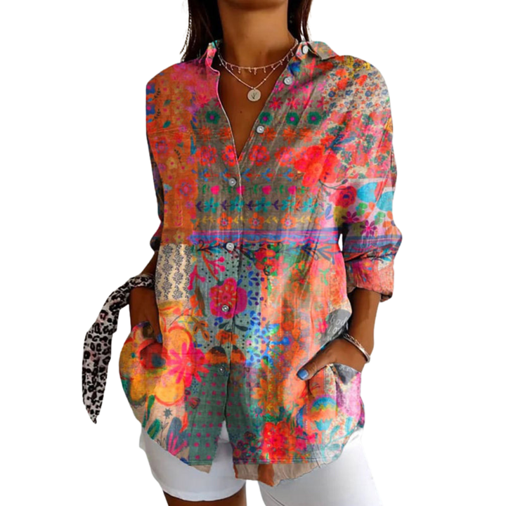 Tatiana | Women's Timeless Floral Summer Blouse