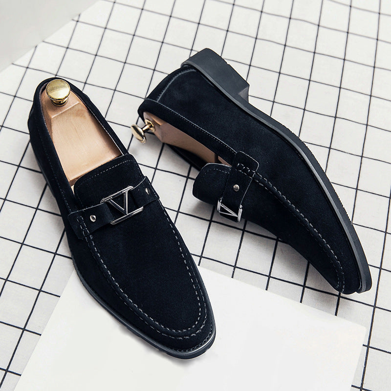 Barnaby | Men's Suede Penny Loafers