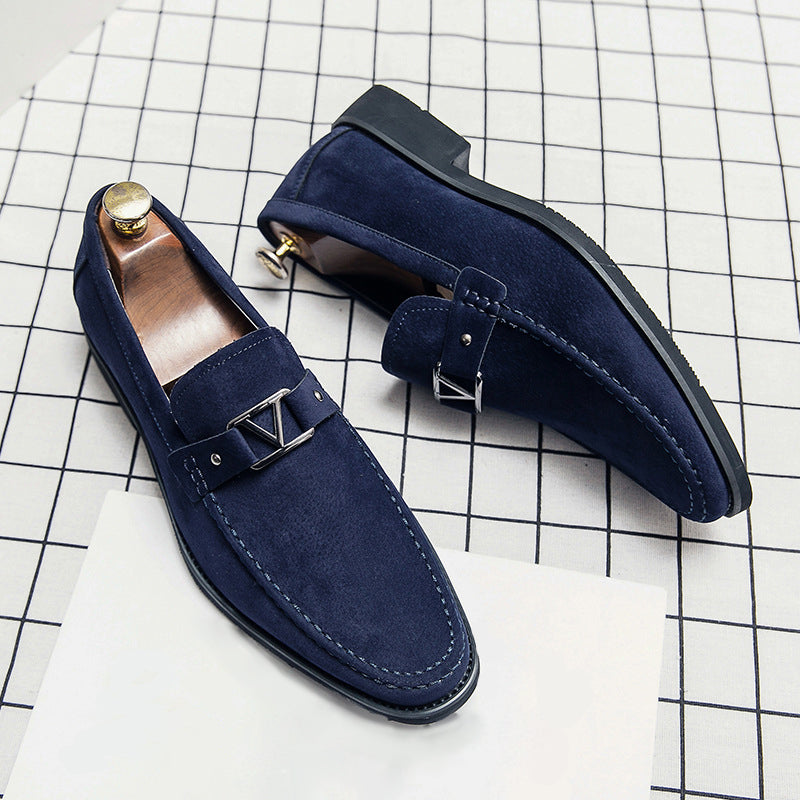 Barnaby | Men's Suede Penny Loafers
