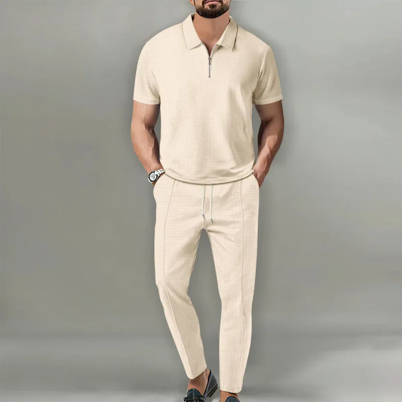 Ashwin | Men's Polo & Trousers Summer Set