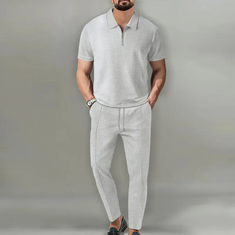 Ashwin | Men's Polo & Trousers Summer Set