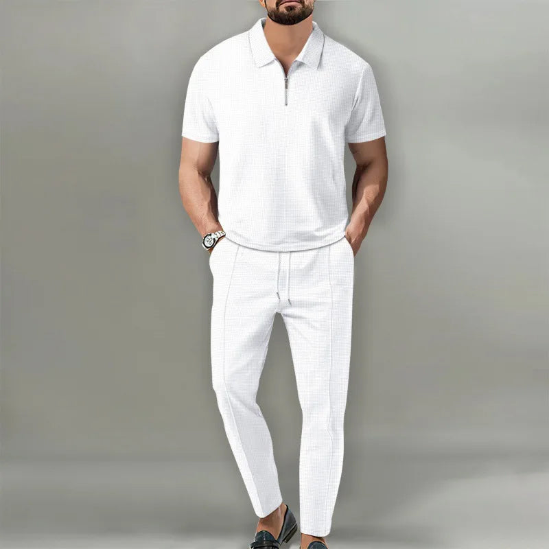 Ashwin | Men's Polo & Trousers Summer Set