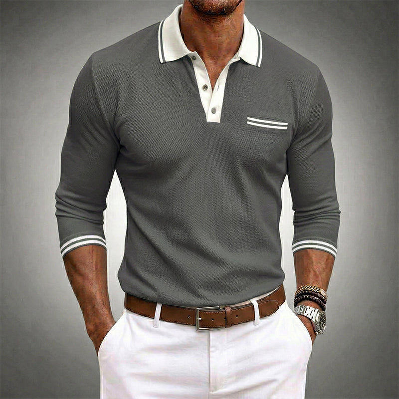 Amias | Men's Muscle Fit Polo Shirt