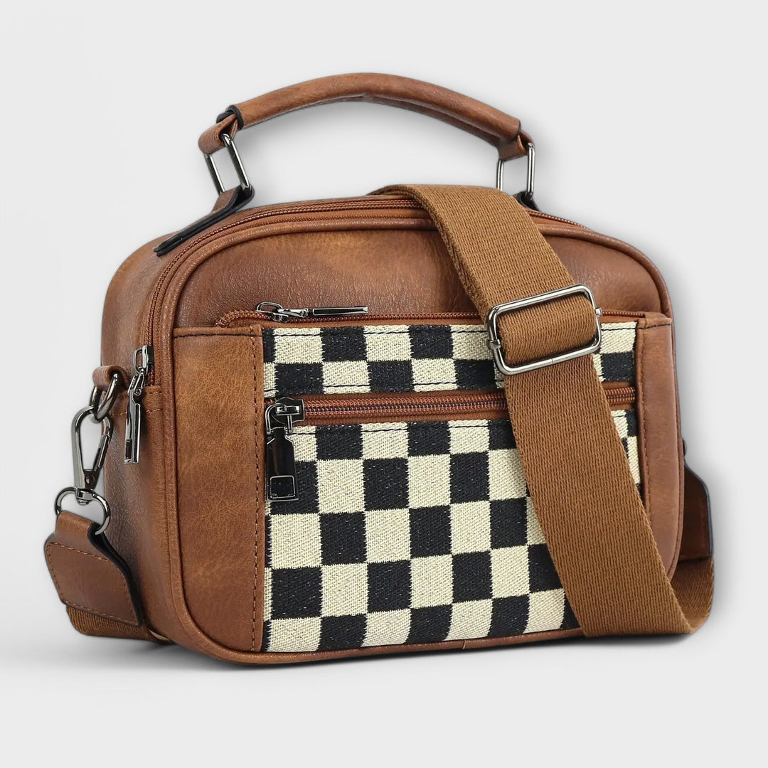 Freesia | Women’s Trendy Checkered Shoulder Bag
