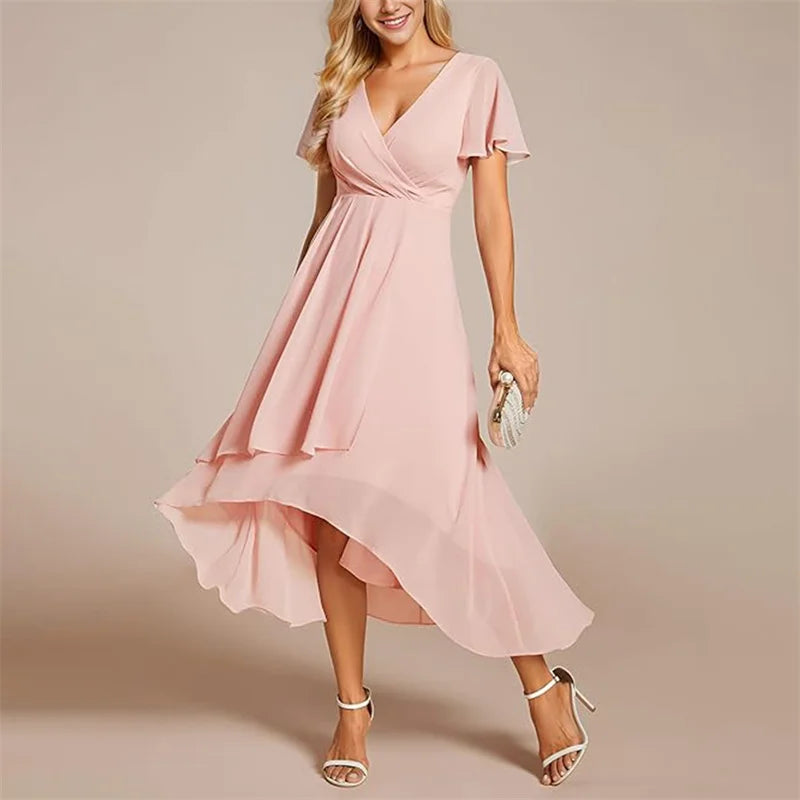 Alura | Women's Flowing Hi-Low Summer Midi Dress