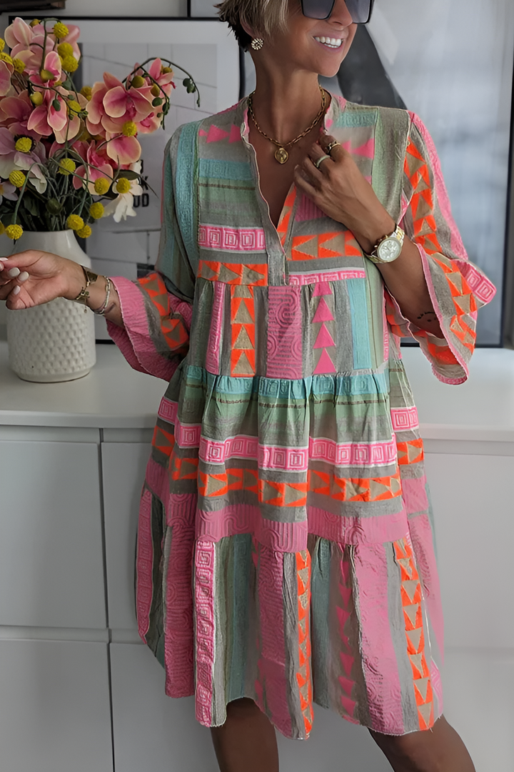 Bernice | Women's Spring Printed Midi Dress