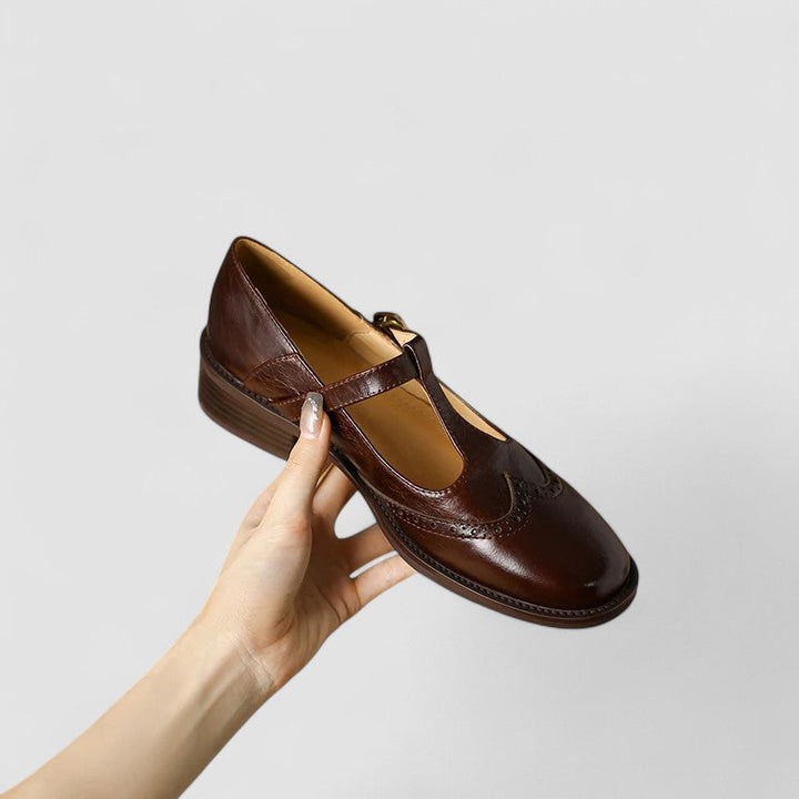 Meriel | Women's Vintage T Strap Mary Jane Shoes
